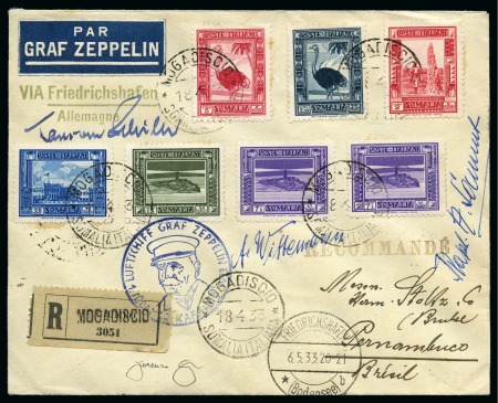 Stamp of Rarities of the World Somalia Unique Zeppelin