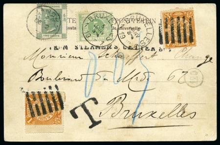 Stamp of Belgium » Collections 1850-1920, Belle Collection de DESTINATIONS POUR LA BELGIQUE montée sur 228 pages albums, principalement 19ème siècle