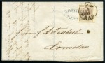 Stamp of Austria » 1850 Issue AUSTRIA BOHEMIA Cover-group of BOHEMIA CANCELS ONLY