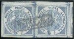 Stamp of Italian States » Naples THE FINEST KNOWN MULTIPLE OF THE "TRINACRIA"