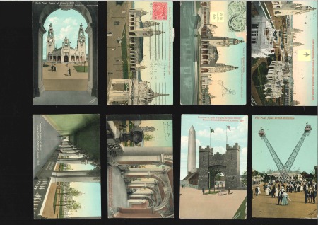 Stamp of Olympics » 1908 London 23 postcards of Franco-British-Exhibition mixed us