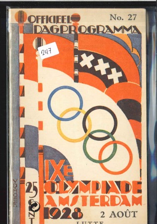 Stamp of Olympics » 1928 Amsterdam » Memorabilia 1928 Amsterdam official programme for Wrestling, no. 27, August 2