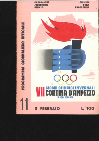 Stamp of Olympics » 1956 Cortina d'Ampezzo Cortina D'Ampezzo Dailly Programme of 5 February