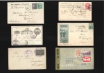 1880-1951, LATIN AMERICA: Group of 217 covers addressed to Switzerland