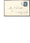 1866 (Sep 24) Envelope from Lunenburg to Halifax