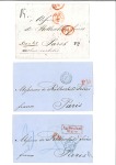 1838-1867, Groupe de 11 lettres de Russie