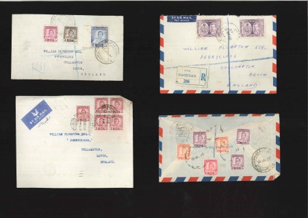 Stamp of Iraq » Collections, Lots etc. 1919-56 Lot of 29 covers, noted FPOs, registered, airs