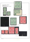 1921-27 Script 1/2d to 8s mint collection incl. blocks