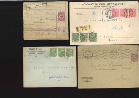 Stamp of Austria » 1890-1918 Issues  1908-1918 Issues, covers