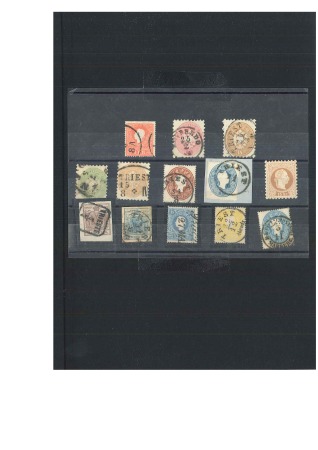 Stamp of Italian States » Lombardy Venetia 1850-64 Used lot of mostly first issue singles and multiples in one stockbook, some cancellation interest, fine (STC €5'400+)