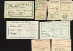 Stamp of Austria » Pre-Stamp Letters and Documents 1789-1916 Lot of postal forms, receipts, stationery, noted 1x Austrian Netherlands