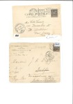 1900 Paris group of 12 cards & a cover