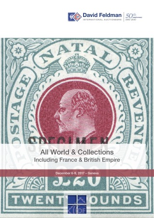 Stamp of Auction catalogues » 2017 Autumn Auction Series - All World & Collections