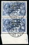 Stamp of Ireland » 1927-28 Wide Date Overprints (T72-T74) 1927-28 Wide Dates 2s6d, 5s and 10s showing "flat 