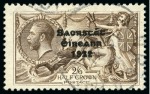 Stamp of Ireland » 1927-28 Wide Date Overprints (T72-T74) 1927-28 Wide Dates 2s6d, 5s and 10s showing "flat