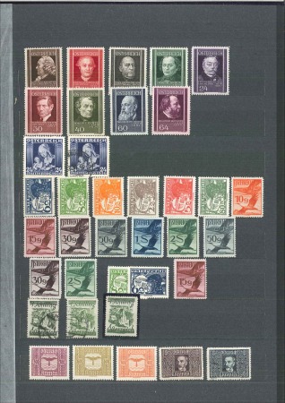 Stamp of Austria » Austria Collections and Lots  AUSTRIA 1918-1938 Collection on 1st Republic