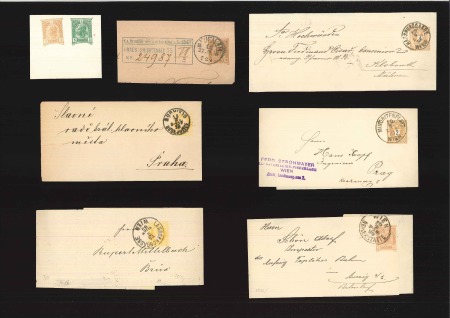 Stamp of Austria » Austria Collections and Lots  1878-1916 Accumulation of postal stationery wrappers & printed matters