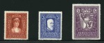 Liechtenstein 1933-1935 High values 2Fr to 5Fr, MNH