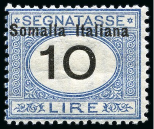 ITALY ITALIAN SOMALILAND postage dues 1909 compl.set