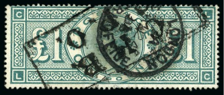 Stamp of Great Britain » 1855-1900 Surface Printed 1887 £1 Green used