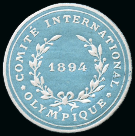 Collection in an album of Olympia and IOC material