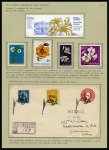 1848-1980, Extensive Thematics collection of flowers neatly mounted on 172 exhibition pages