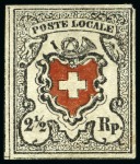 Stamp of Switzerland / Schweiz » Sammlungen 1845-2007, Sehr reichhaltige ungebrauchte Sammlung Schweiz in fünf Leuchtturm Alben
