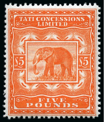 Tati Concessions Revenues: 1897 1s to £5 mint nh set