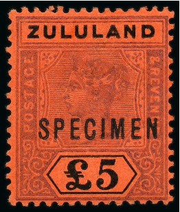 1888-96, Zululand Collection on album pages