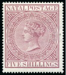 1859-1909, Natal Collection of stamps & postal history onc