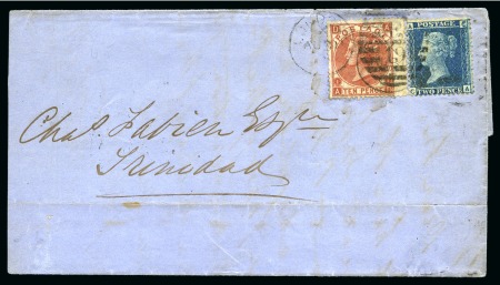 Stamp of Great Britain » 1855-1900 Surface Printed 1867 Cover to TRINIDAD with 1867-80 10d red-brown