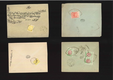 1907-26, Group of 42 covers with a range of frankings and cancels