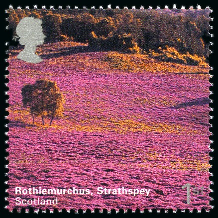 Stamp of Great Britain » Queen Elizabeth II 2003 British Journey 1st Rothiemurchus colour trial