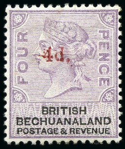 Stamp of Bechuanaland » British Bechuanaland 1888 (Sep-Nov) Issue mint & used selection