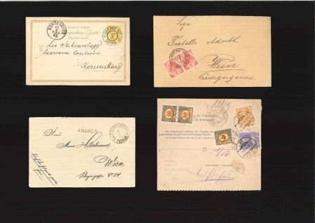 Stamp of Bosnia and Herzegovina 1879-1916 Selected group of 8 covers
