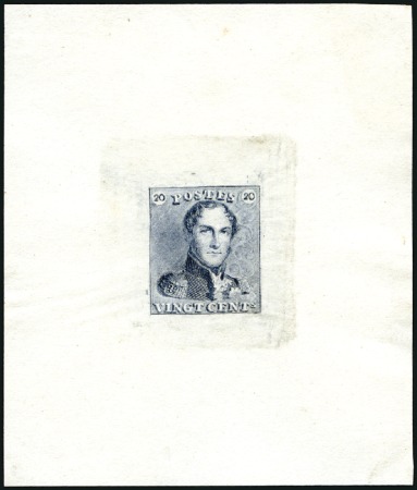 Stamp of Belgium » Belgique. 1849 Epaulettes - Réimpressions ATTENTION RÉIMPRESSION DE 1945 : START 400 Euros
