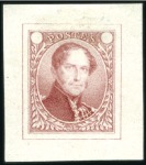 Stamp of Belgium » Belgique. 1849 Médaillons (filigrane encadré) - La Genèse - Essais Essais de Delpierre d'un type non-agréé, cinq exem