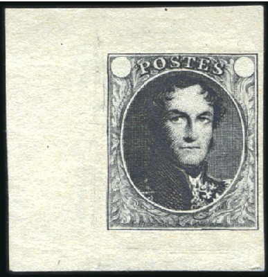 Stamp of Belgium » Belgique. 1849 Médaillons (filigrane encadré) - Réimpressions Réimpression de 1929, exemplaire provenant de la p