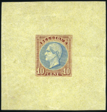 Stamp of Belgium » Belgique. Léopold 1er - Nouveau Type - La Genèse Période de La Commission, Proposition de C. Wiener