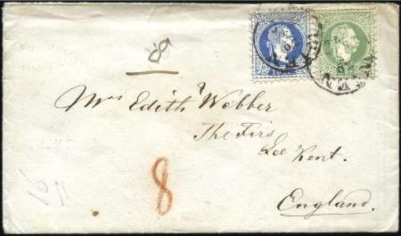 RUSSIAN EMBASSY IN CHINA POST: 1875 (Jan 29) Cover