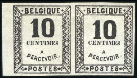 Essais de Wiener d'un 10c noir et d'un 20c bleu ad