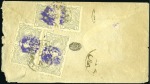1900 Adjutant Provisional issue, two covers: 5sh o