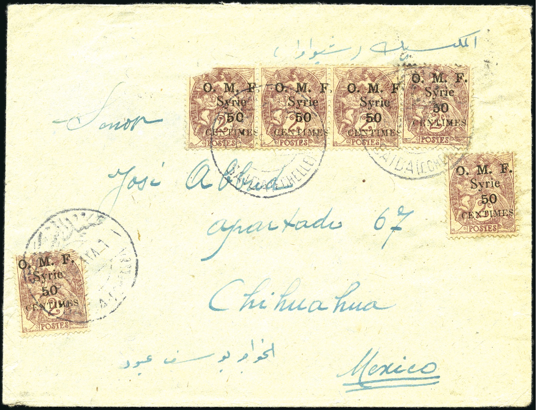 Under French Occupation Post office Stamp Auctions