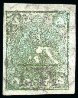 1878-79 5 Krans, gray bronze green, type C, used