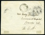 1912 Envelope from Tauris to Omaha, Nebraska, USA,