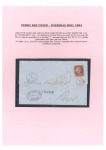 Stamp of Great Britain » 1854-70 Perforated Line Engraved 1855-64, Group of 4 covers incl. redirected, spoon cancel, going abroad, etc