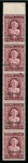 Stamp of Egypt » Commemoratives 1914-1953 1943 5th Birthday of Princess Ferial 5m+5m brown-lake colour trials in vert. strip