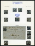 1858-59, Attractive small specialised collection on the steamship issues