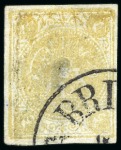 1876 Four krans buff, imperforate, on laid paper