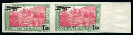 Stamp of Colonies françaises » Monaco Le Premier timbre de Poste Aérienne de Monaco1933